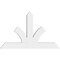 Ekena Millwork Richland Architectural Grade PVC Gable Bracket, 60"W x 37 1/2"H x 4"D x 6"F, 15/12 Pitch GBP060X38X0406RIC00 - alternate 5